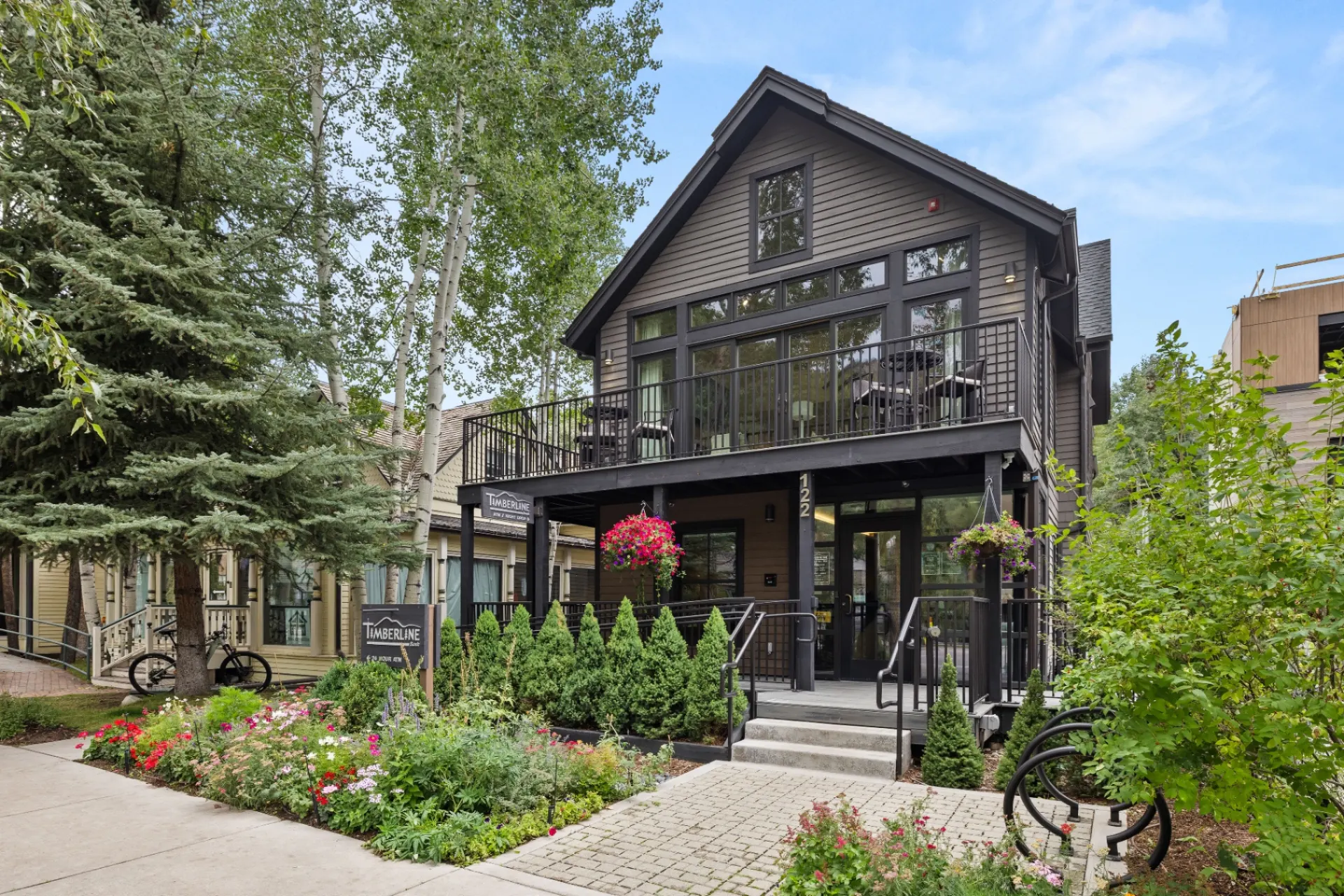 North Star Penthouse exterior on Main Street, Aspen