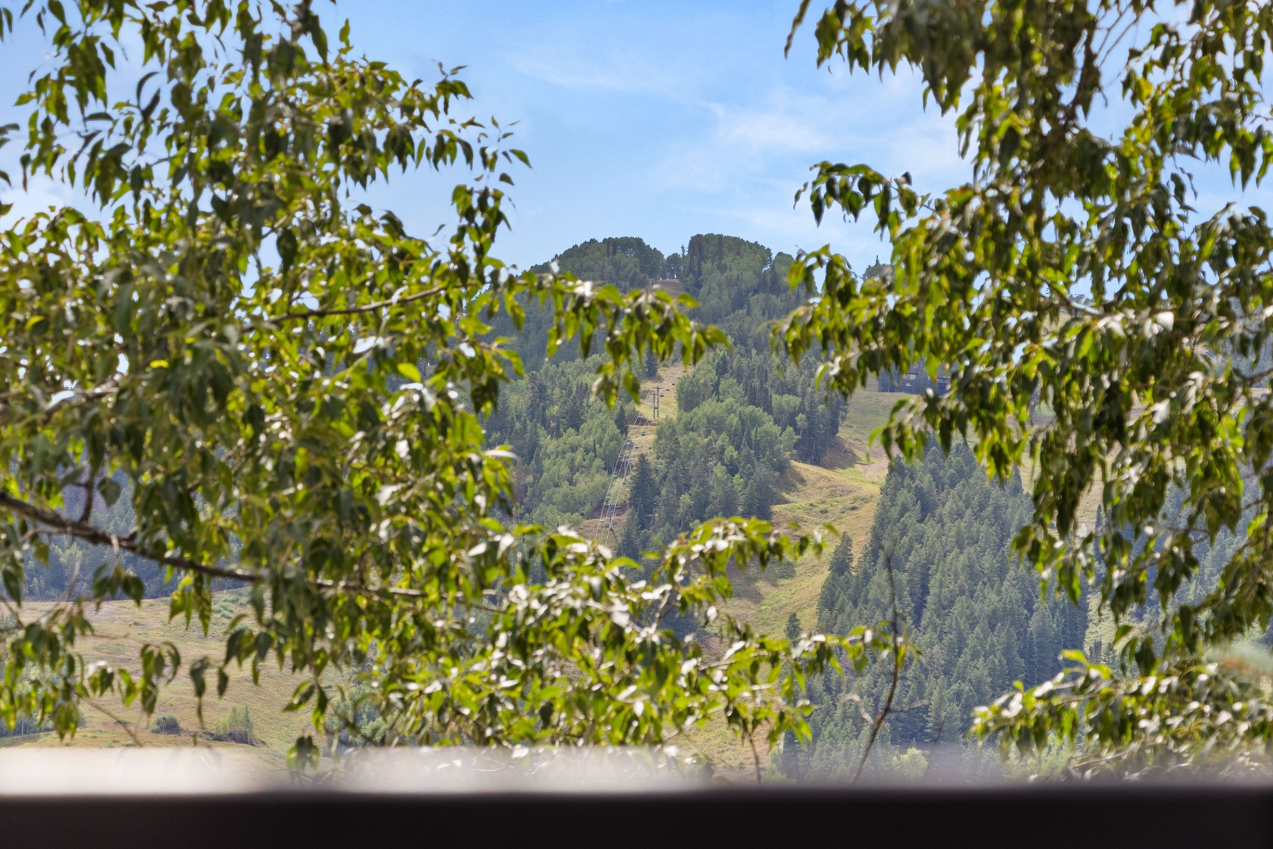Aspen Mountain view from the penthouse deck